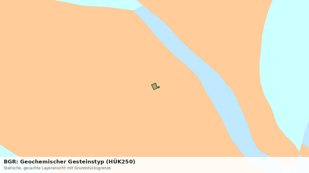 Statische Kartenansicht: BGR: Geochemischer Gesteinstyp (HÜK250)
