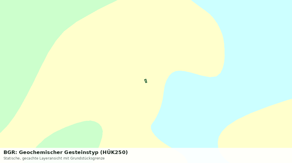 Statische Kartenansicht: BGR: Geochemischer Gesteinstyp (HÜK250)