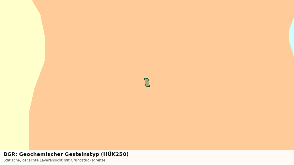 Statische Kartenansicht: BGR: Geochemischer Gesteinstyp (HÜK250)