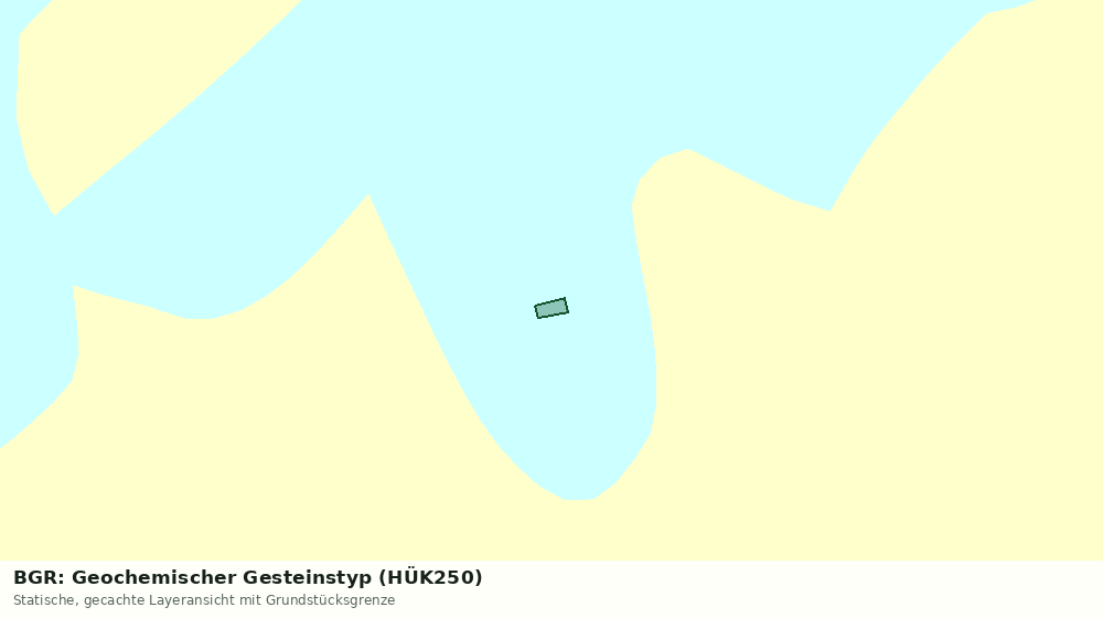 Statische Kartenansicht: BGR: Geochemischer Gesteinstyp (HÜK250)