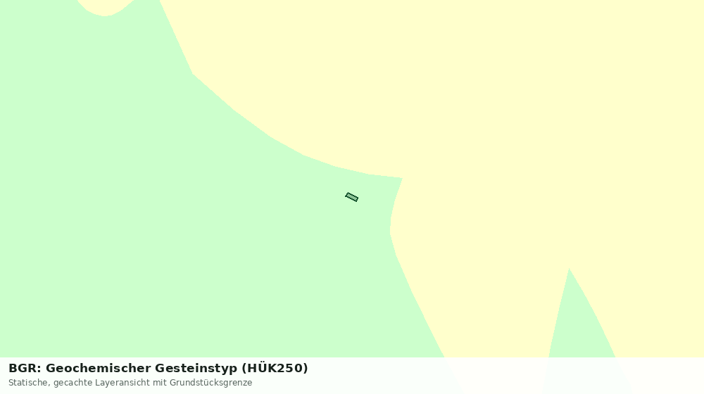 Statische Kartenansicht: BGR: Geochemischer Gesteinstyp (HÜK250)