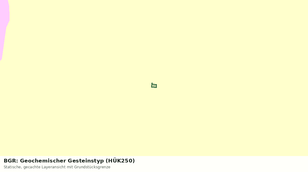 Statische Kartenansicht: BGR: Geochemischer Gesteinstyp (HÜK250)