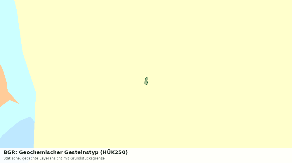 Statische Kartenansicht: BGR: Geochemischer Gesteinstyp (HÜK250)