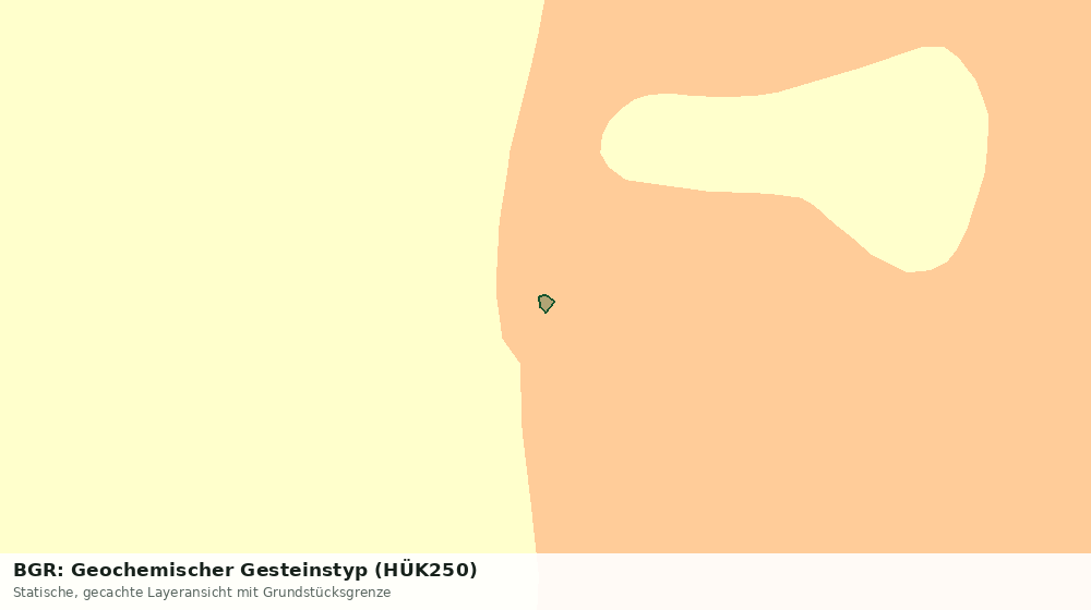 Statische Kartenansicht: BGR: Geochemischer Gesteinstyp (HÜK250)