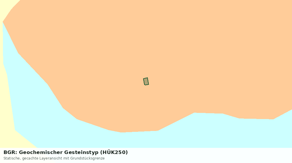 Statische Kartenansicht: BGR: Geochemischer Gesteinstyp (HÜK250)