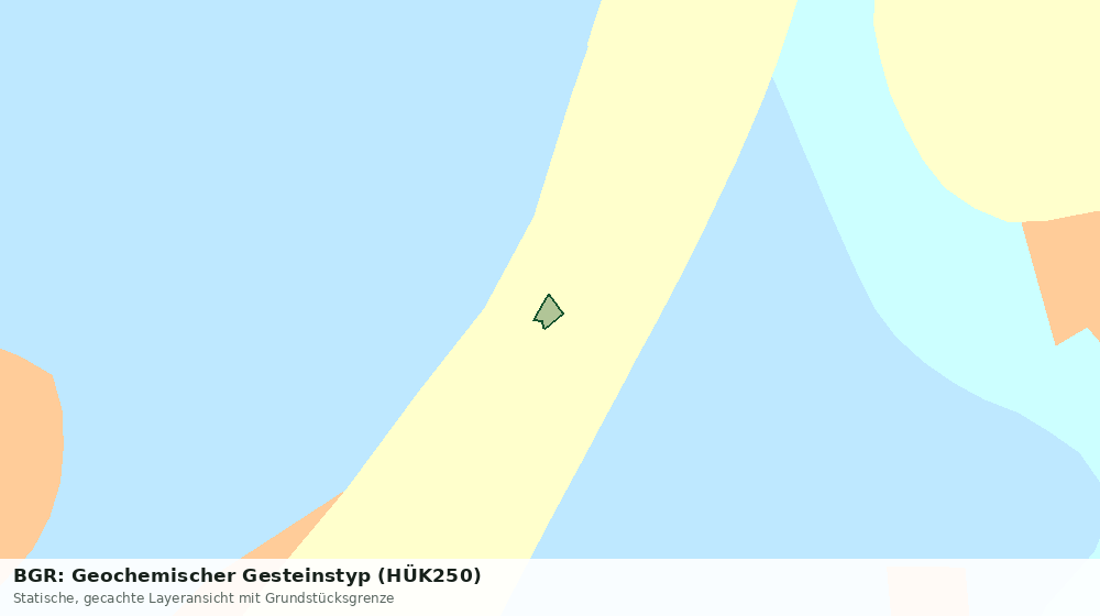 Statische Kartenansicht: BGR: Geochemischer Gesteinstyp (HÜK250)