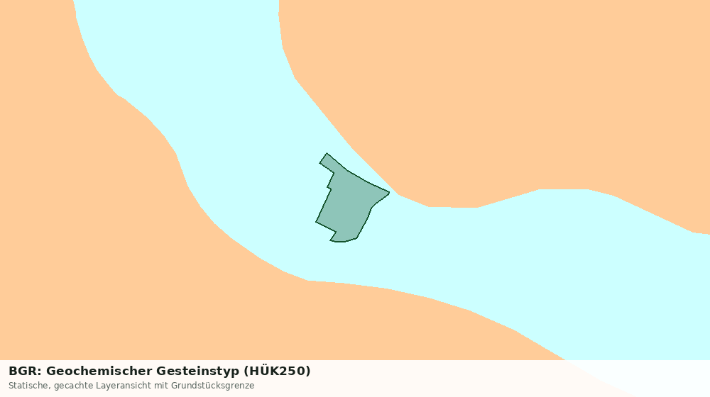 Statische Kartenansicht: BGR: Geochemischer Gesteinstyp (HÜK250)