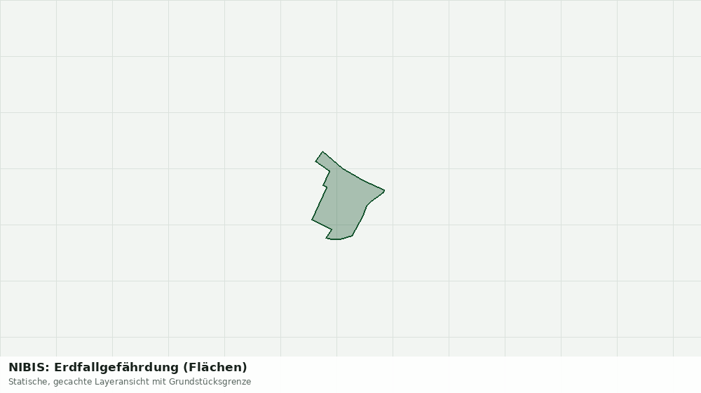 Statische Kartenansicht: NIBIS: Erdfallgefährdung (Flächen)