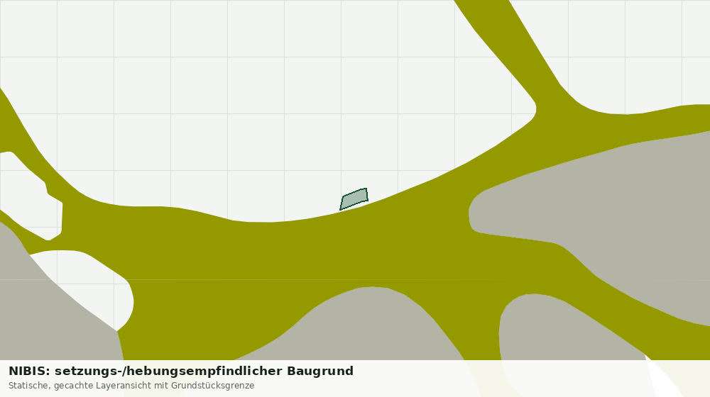 Statische Kartenansicht: NIBIS: setzungs-/hebungsempfindlicher Baugrund