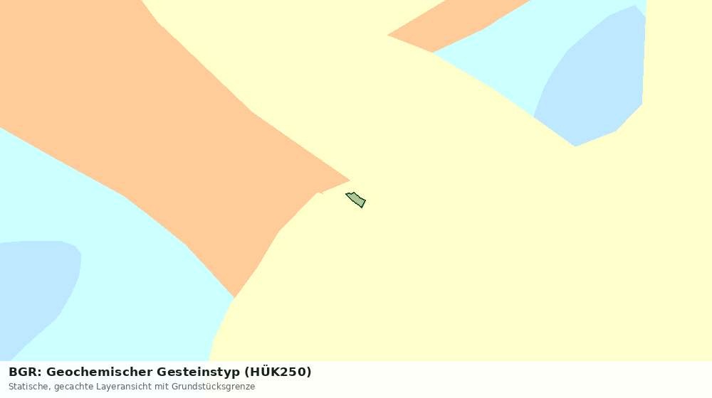Statische Kartenansicht: BGR: Geochemischer Gesteinstyp (HÜK250)