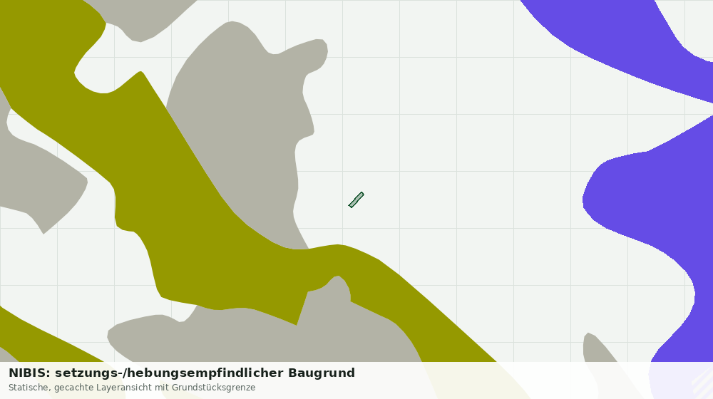 Statische Kartenansicht: NIBIS: setzungs-/hebungsempfindlicher Baugrund