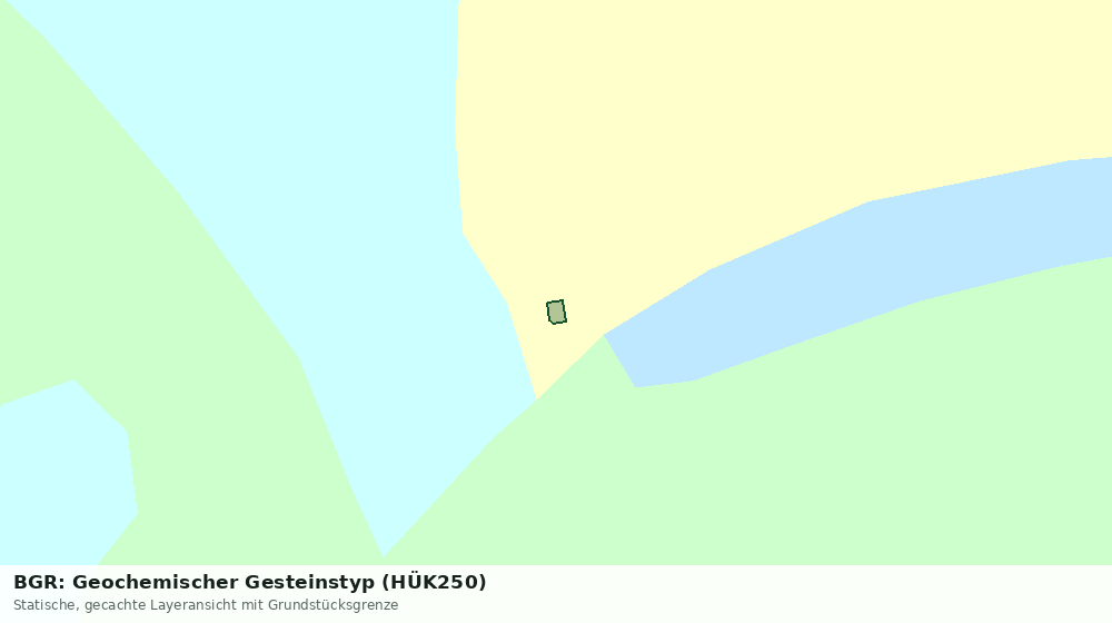 Statische Kartenansicht: BGR: Geochemischer Gesteinstyp (HÜK250)