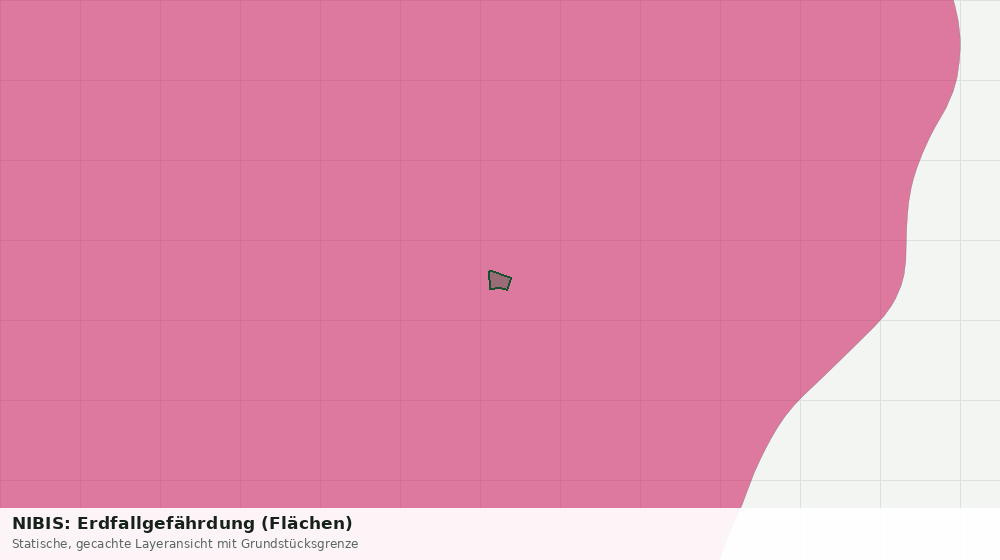 Statische Kartenansicht: NIBIS: Erdfallgefährdung (Flächen)