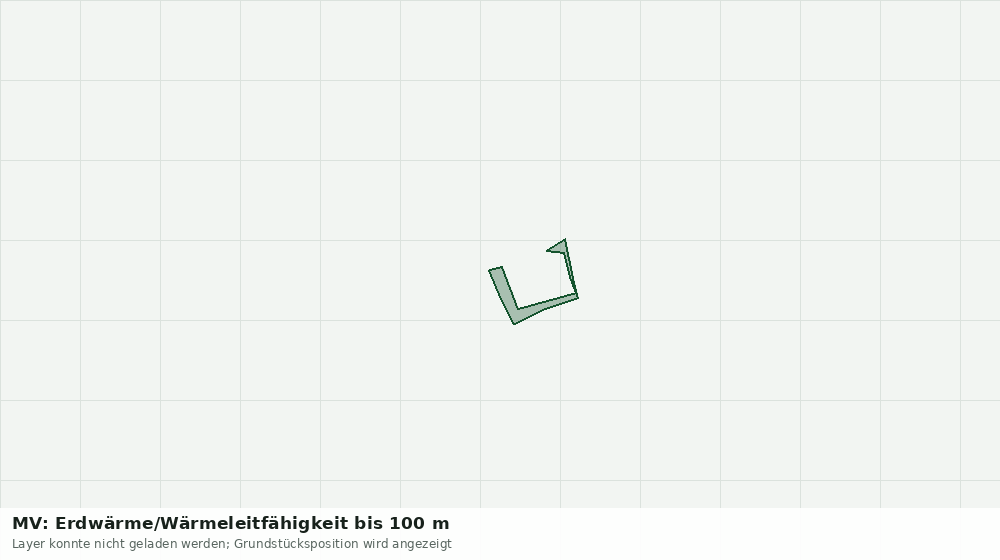 Statische Kartenansicht: MV: Erdwärme/Wärmeleitfähigkeit bis 100 m