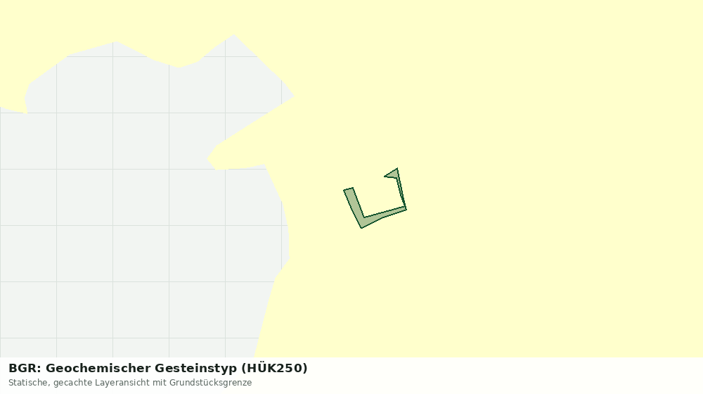 Statische Kartenansicht: BGR: Geochemischer Gesteinstyp (HÜK250)