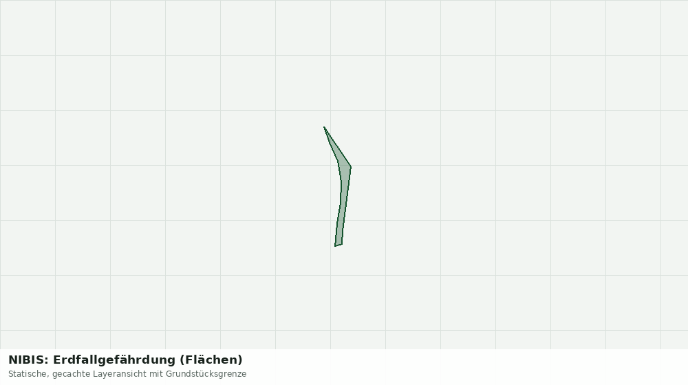 Statische Kartenansicht: NIBIS: Erdfallgefährdung (Flächen)