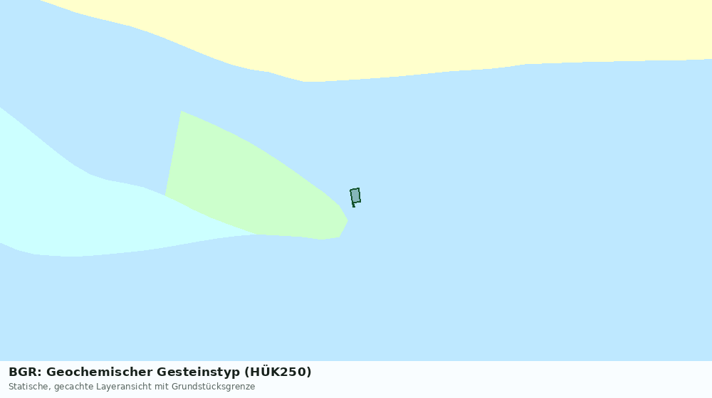 Statische Kartenansicht: BGR: Geochemischer Gesteinstyp (HÜK250)