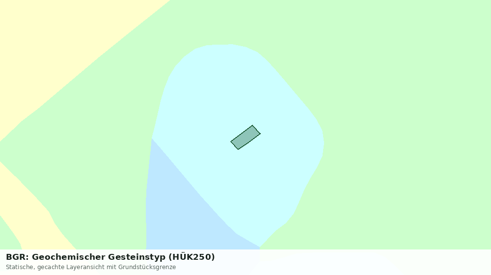 Statische Kartenansicht: BGR: Geochemischer Gesteinstyp (HÜK250)