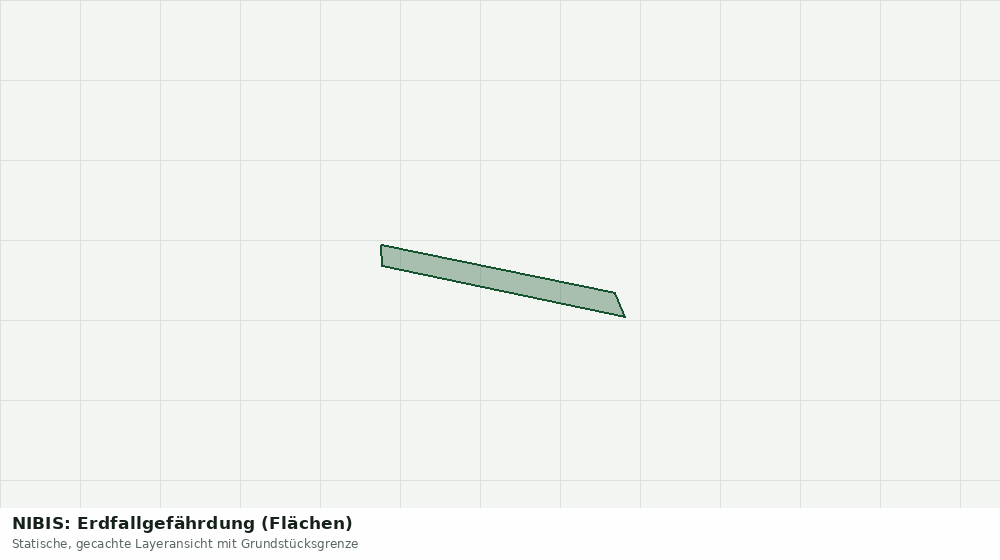 Statische Kartenansicht: NIBIS: Erdfallgefährdung (Flächen)