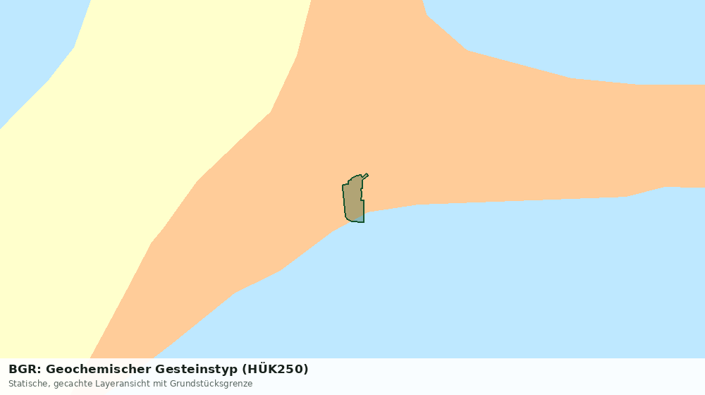 Statische Kartenansicht: BGR: Geochemischer Gesteinstyp (HÜK250)