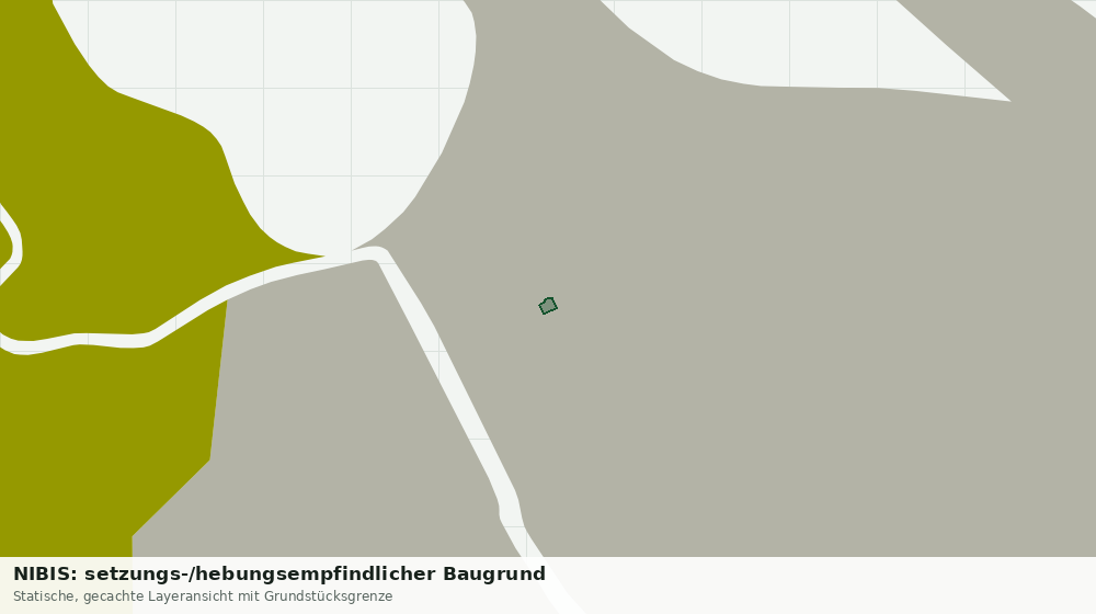 Statische Kartenansicht: NIBIS: setzungs-/hebungsempfindlicher Baugrund