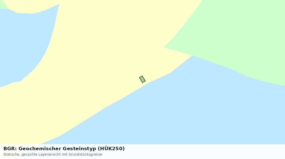 Statische Kartenansicht: BGR: Geochemischer Gesteinstyp (HÜK250)