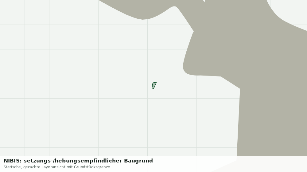 Statische Kartenansicht: NIBIS: setzungs-/hebungsempfindlicher Baugrund