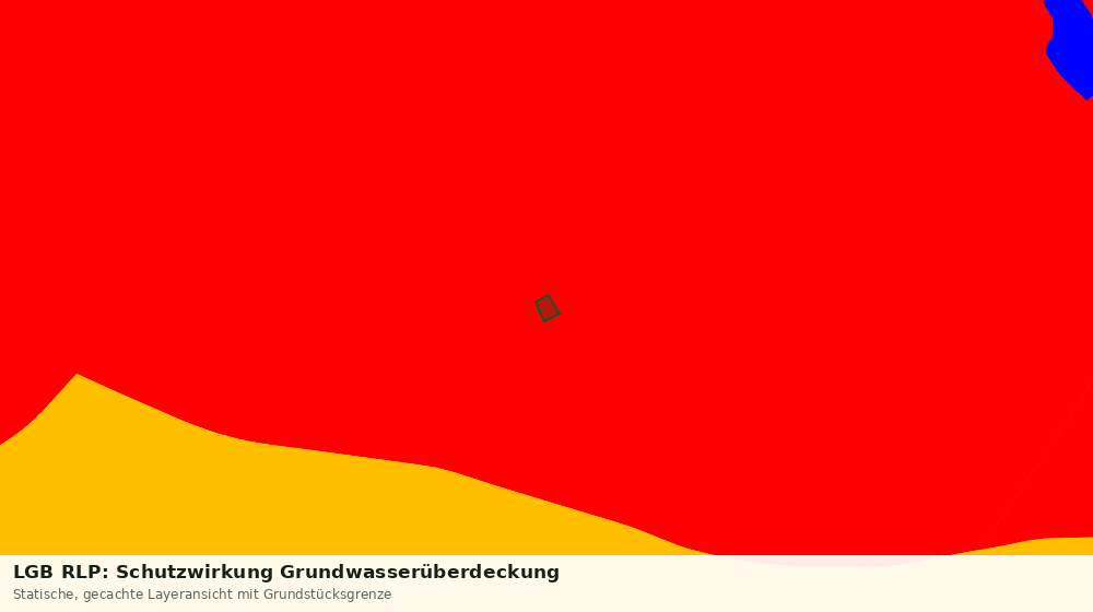Statische Kartenansicht: LGB RLP: Schutzwirkung Grundwasserüberdeckung