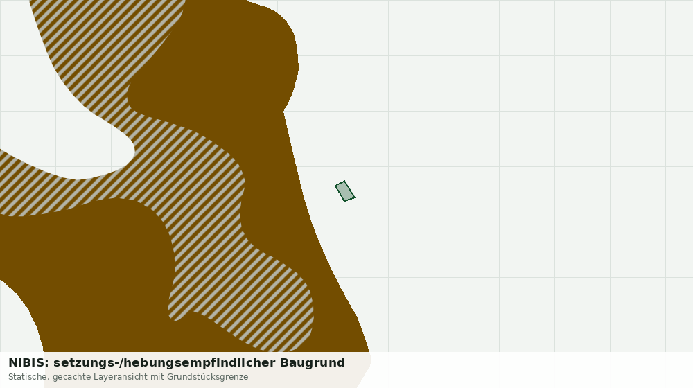 Statische Kartenansicht: NIBIS: setzungs-/hebungsempfindlicher Baugrund