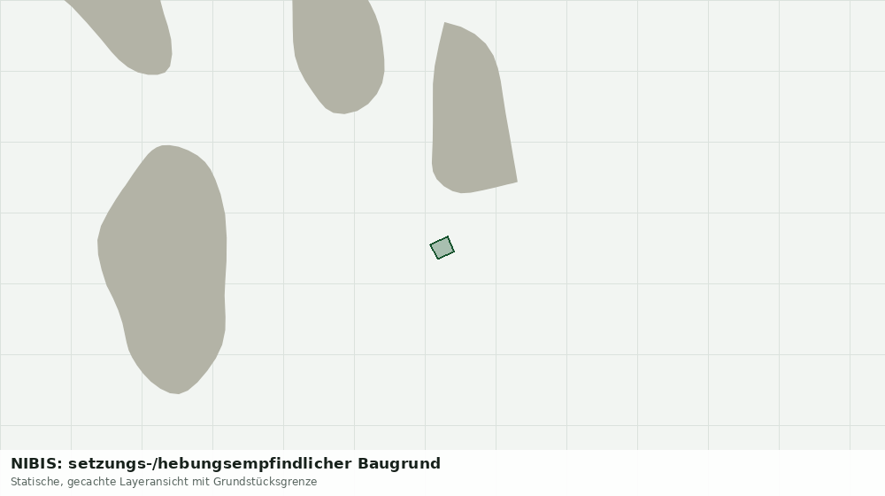 Statische Kartenansicht: NIBIS: setzungs-/hebungsempfindlicher Baugrund