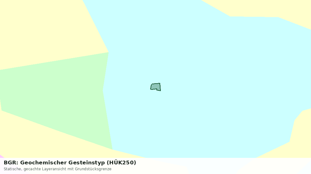 Statische Kartenansicht: BGR: Geochemischer Gesteinstyp (HÜK250)