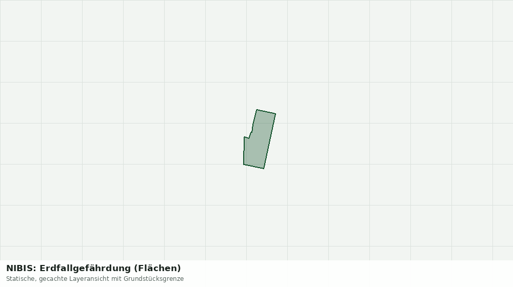 Statische Kartenansicht: NIBIS: Erdfallgefährdung (Flächen)
