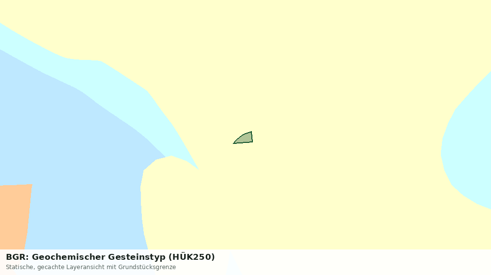 Statische Kartenansicht: BGR: Geochemischer Gesteinstyp (HÜK250)