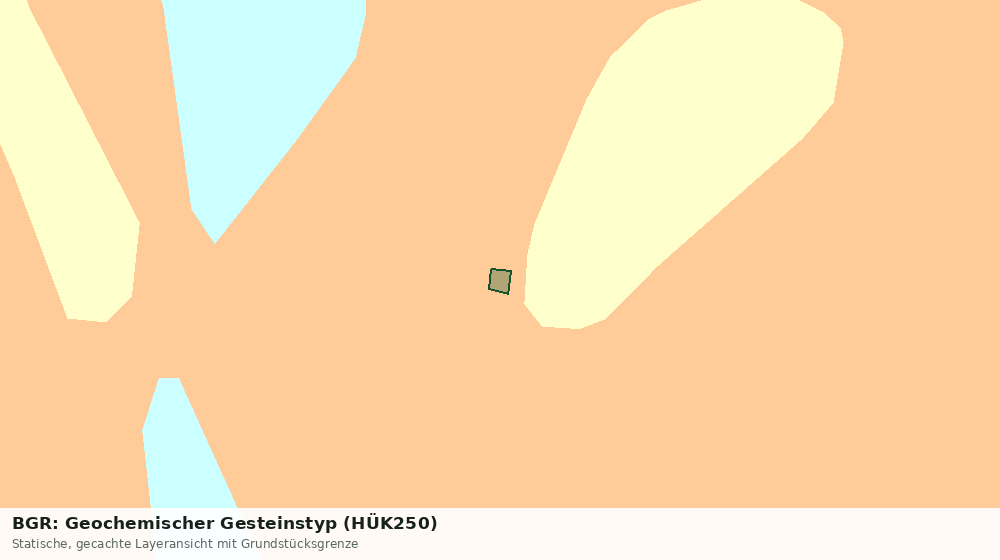 Statische Kartenansicht: BGR: Geochemischer Gesteinstyp (HÜK250)