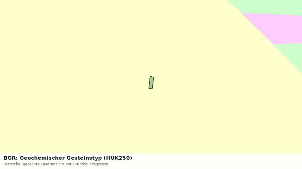 Statische Kartenansicht: BGR: Geochemischer Gesteinstyp (HÜK250)