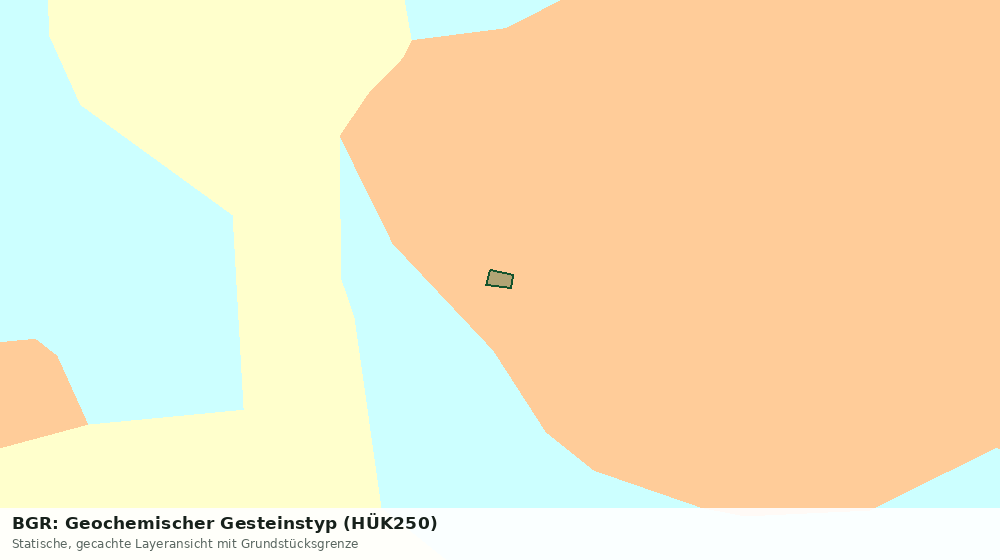 Statische Kartenansicht: BGR: Geochemischer Gesteinstyp (HÜK250)
