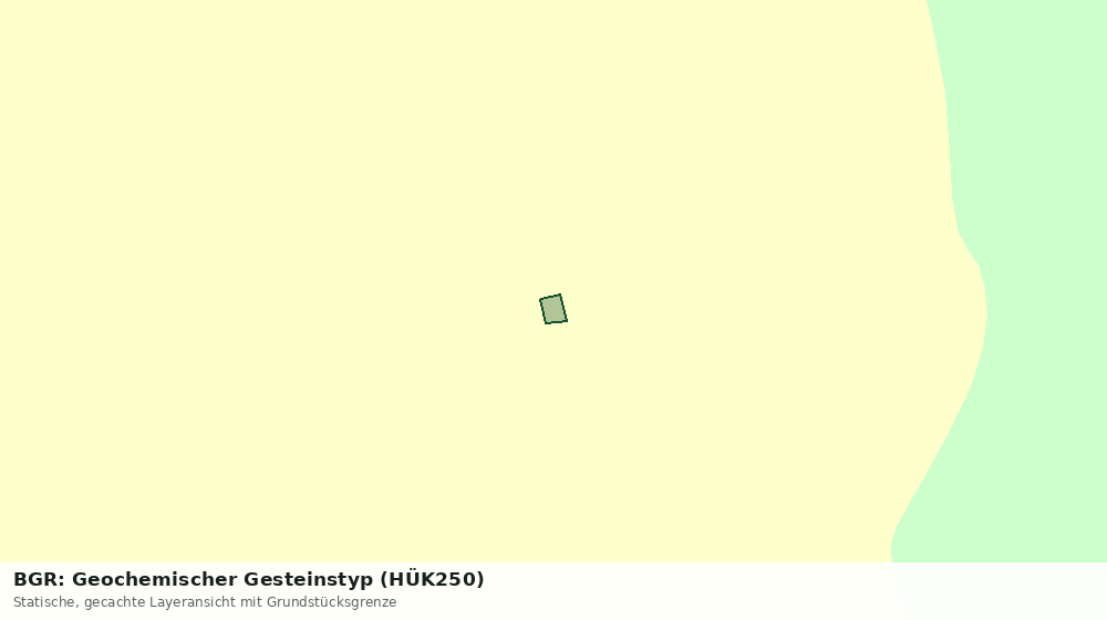Statische Kartenansicht: BGR: Geochemischer Gesteinstyp (HÜK250)