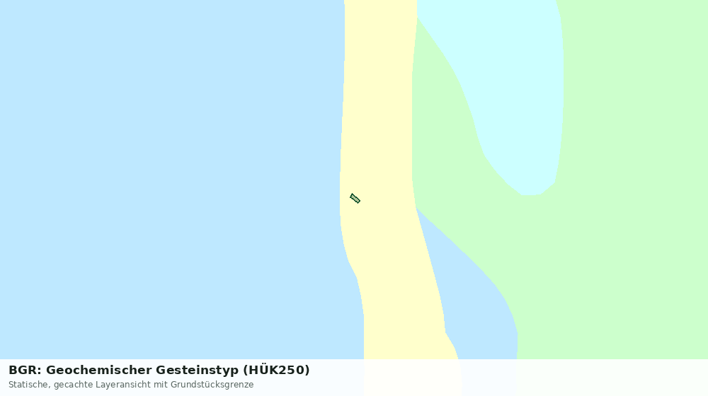 Statische Kartenansicht: BGR: Geochemischer Gesteinstyp (HÜK250)