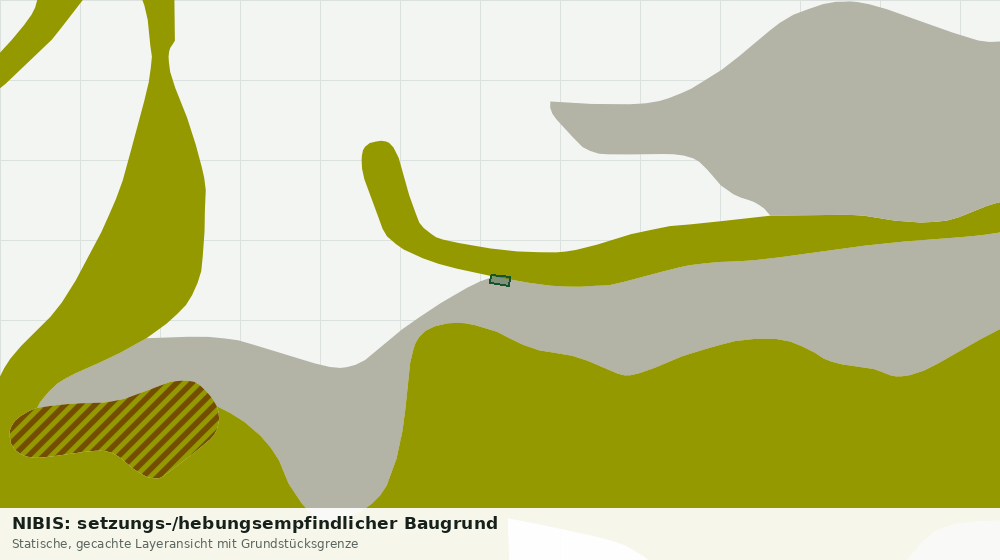 Statische Kartenansicht: NIBIS: setzungs-/hebungsempfindlicher Baugrund
