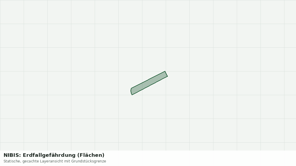 Statische Kartenansicht: NIBIS: Erdfallgefährdung (Flächen)
