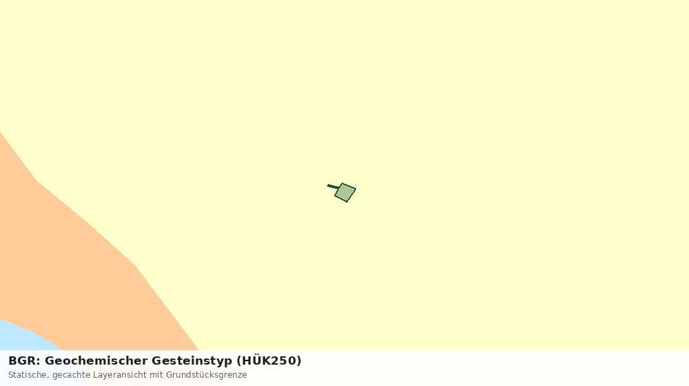 Statische Kartenansicht: BGR: Geochemischer Gesteinstyp (HÜK250)