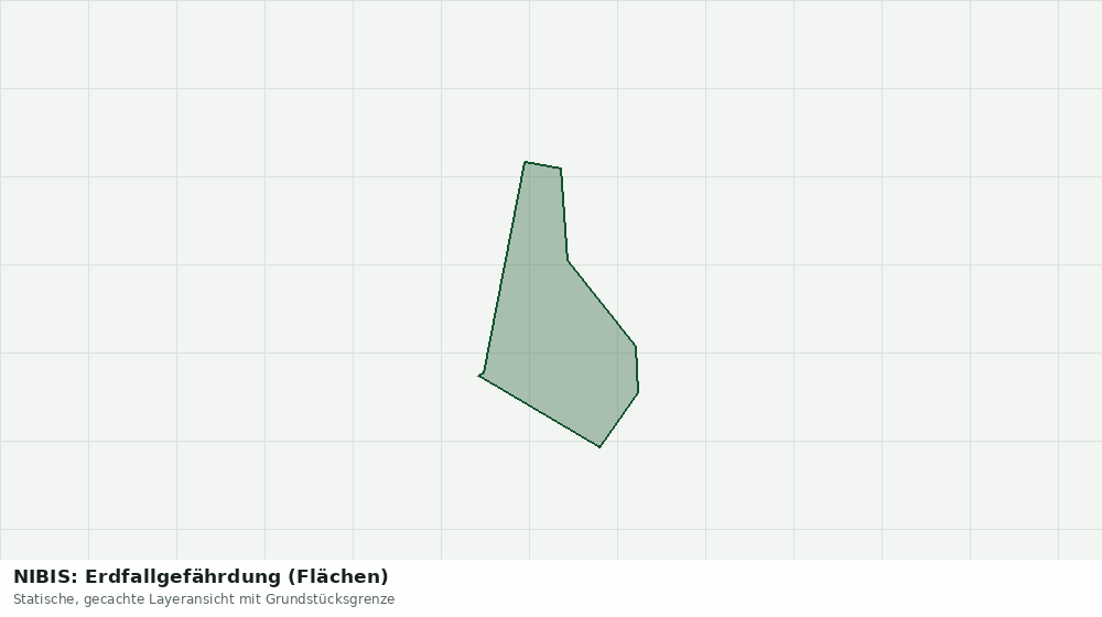 Statische Kartenansicht: NIBIS: Erdfallgefährdung (Flächen)
