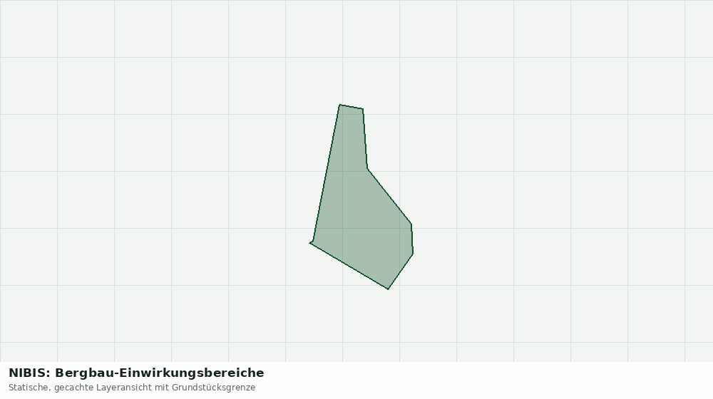 Statische Kartenansicht: NIBIS: Bergbau-Einwirkungsbereiche