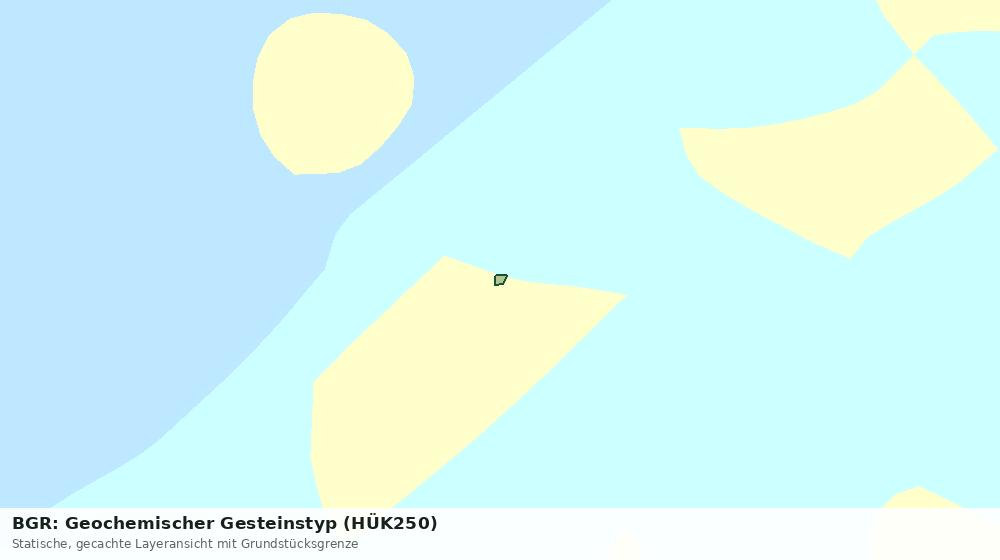 Statische Kartenansicht: BGR: Geochemischer Gesteinstyp (HÜK250)