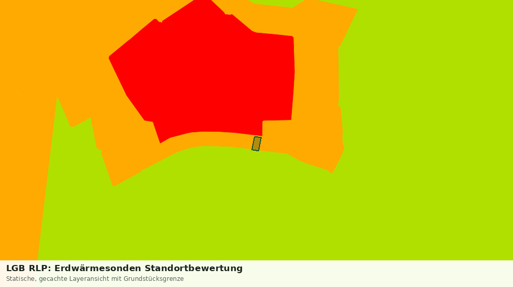 Statische Kartenansicht: LGB RLP: Erdwärmesonden Standortbewertung