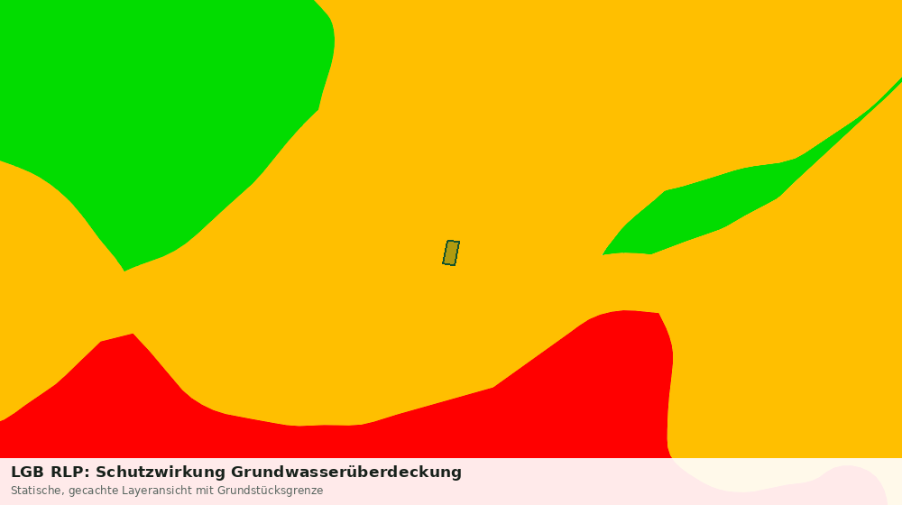 Statische Kartenansicht: LGB RLP: Schutzwirkung Grundwasserüberdeckung