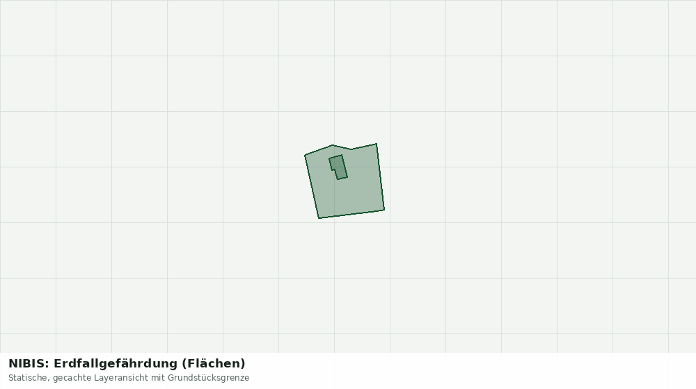 Statische Kartenansicht: NIBIS: Erdfallgefährdung (Flächen)