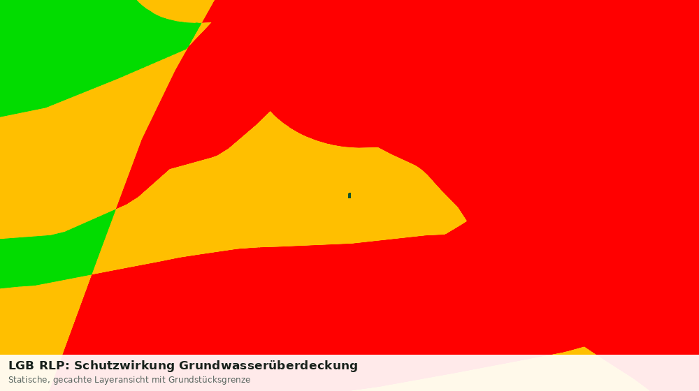 Statische Kartenansicht: LGB RLP: Schutzwirkung Grundwasserüberdeckung