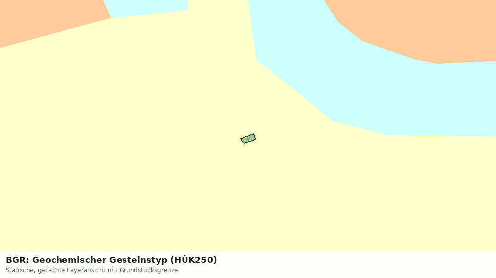 Statische Kartenansicht: BGR: Geochemischer Gesteinstyp (HÜK250)
