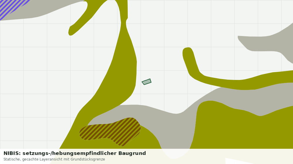 Statische Kartenansicht: NIBIS: setzungs-/hebungsempfindlicher Baugrund